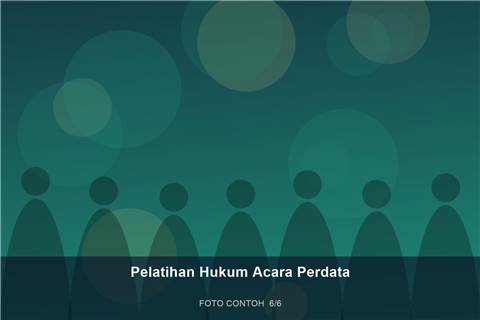 Pelatihan Hukum Acara Perdata — dokumentasi 6 (contoh)